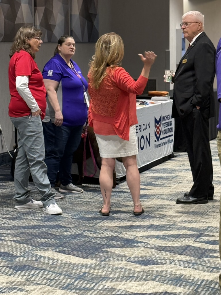Women Veterans Conference 2026 — Attendees conversation