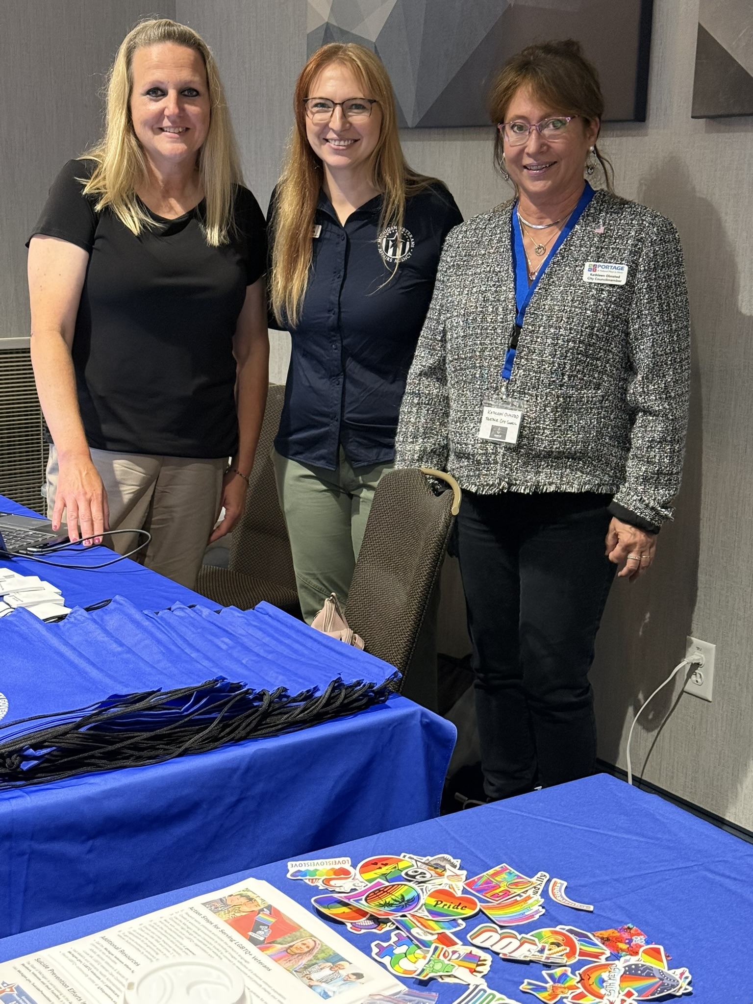 Women Veterans Conference 2026 — Table volunteers portrait