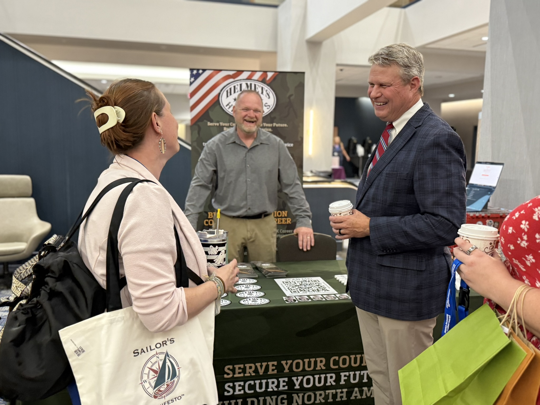 Women Veterans Conference 2026 — Vendor booth chat
