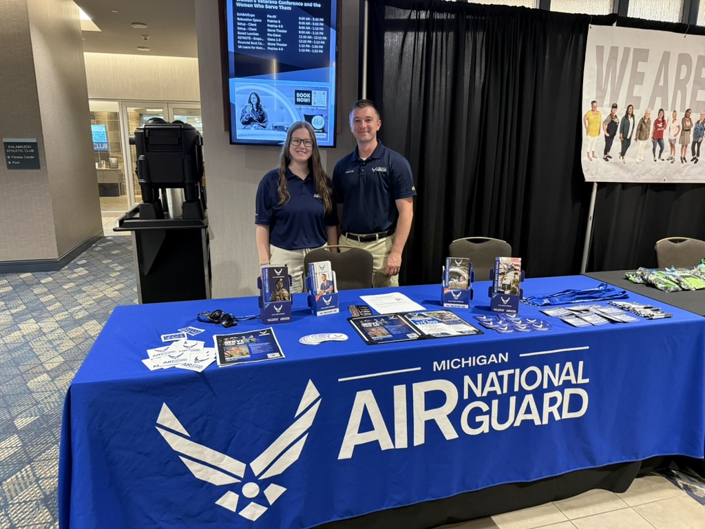 Women Veterans Conference 2026 — Air national guard booth