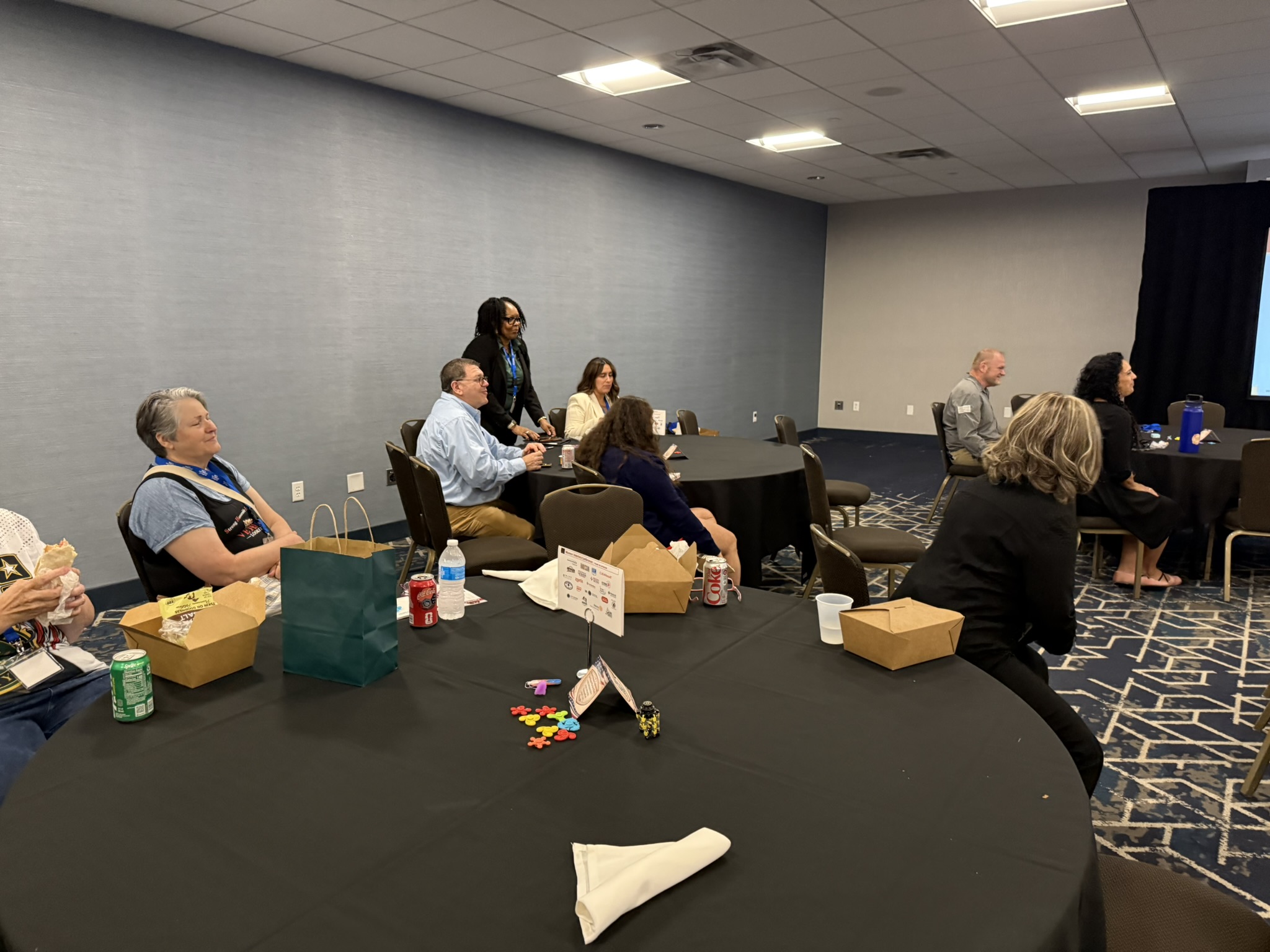 Women Veterans Conference 2026 — Roundtable discussion tables