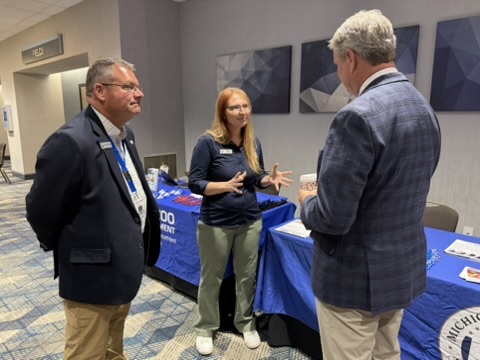 Women Veterans Conference 2026 — Exhibitor table discussion
