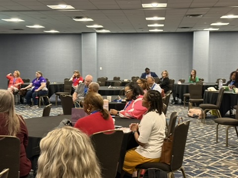 Women Veterans Conference 2026 — Audience seated tables