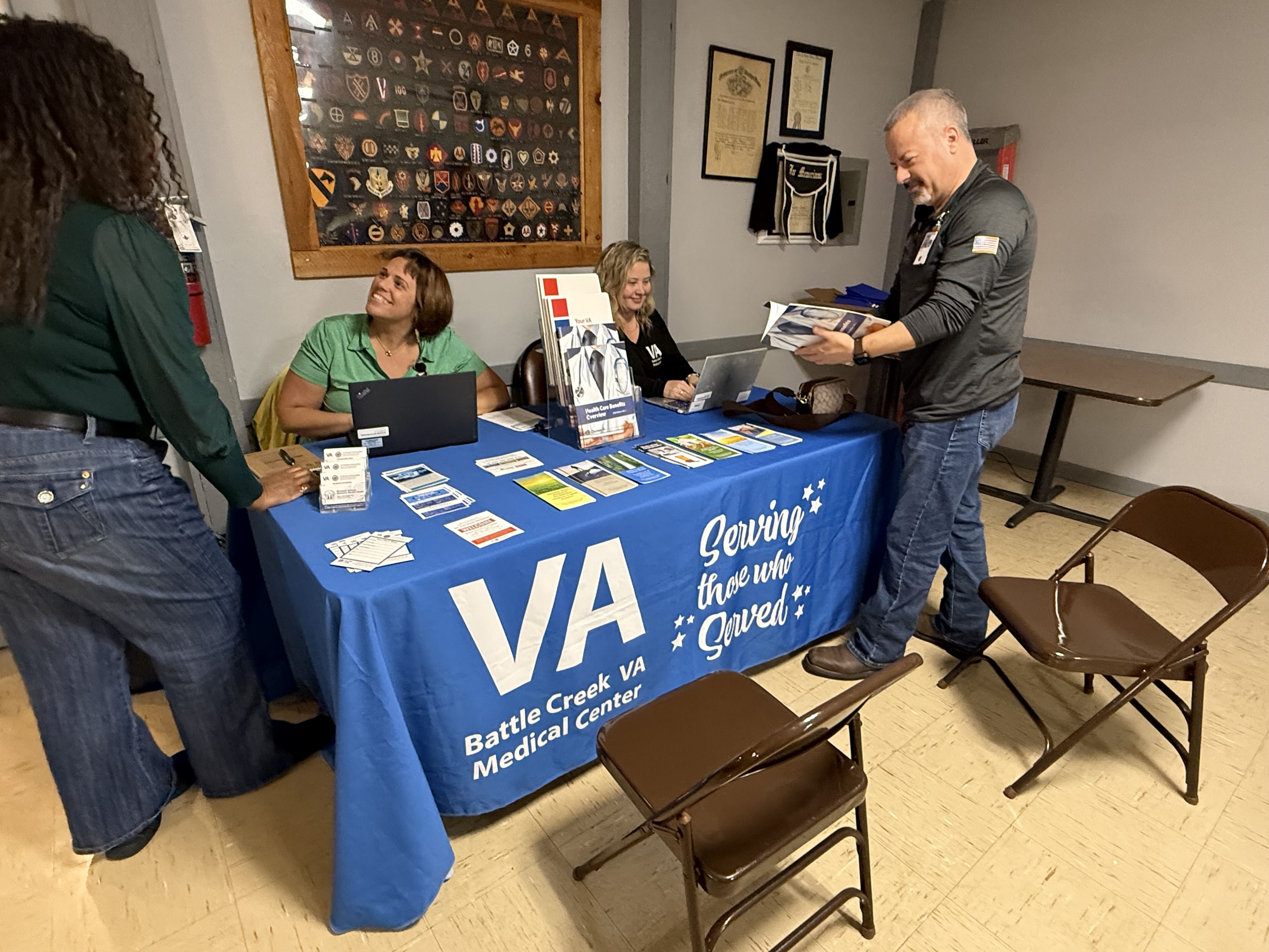 VA Medical booth