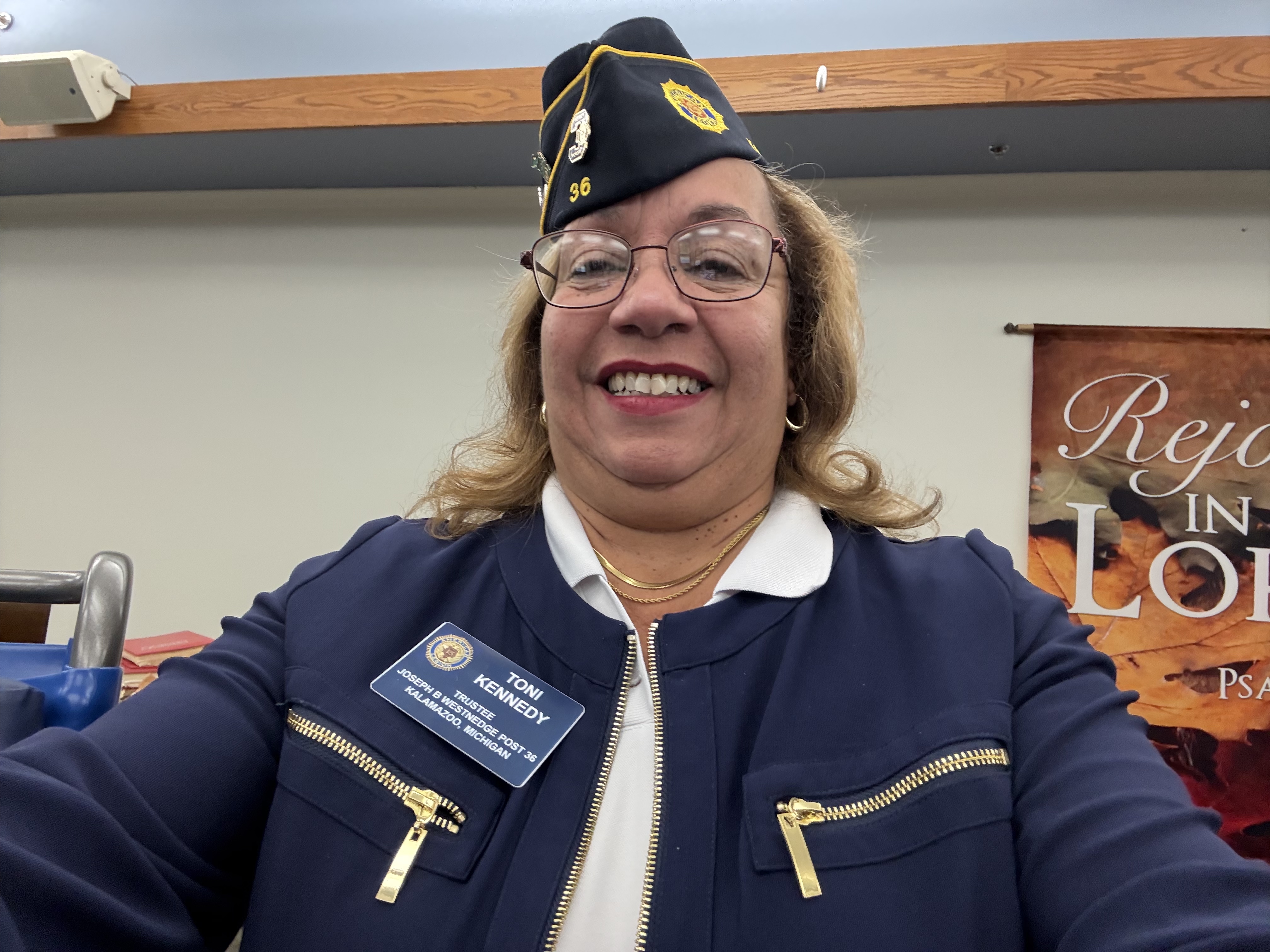 Toni Kennedy serving the community